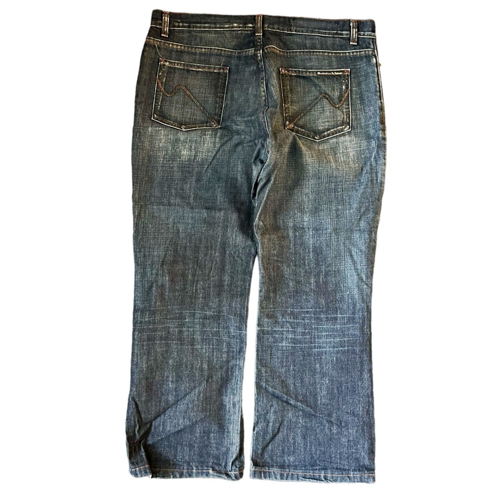 Jean Paul Damage Distressed Franco Blue Jeans 38 x 34 - Picture 2 of 10
